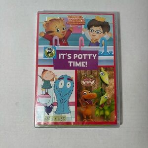 PBS Kids SEALED Potty Time DVD 2017 Daniel Tiger Peg & Cat Dinosaur Train